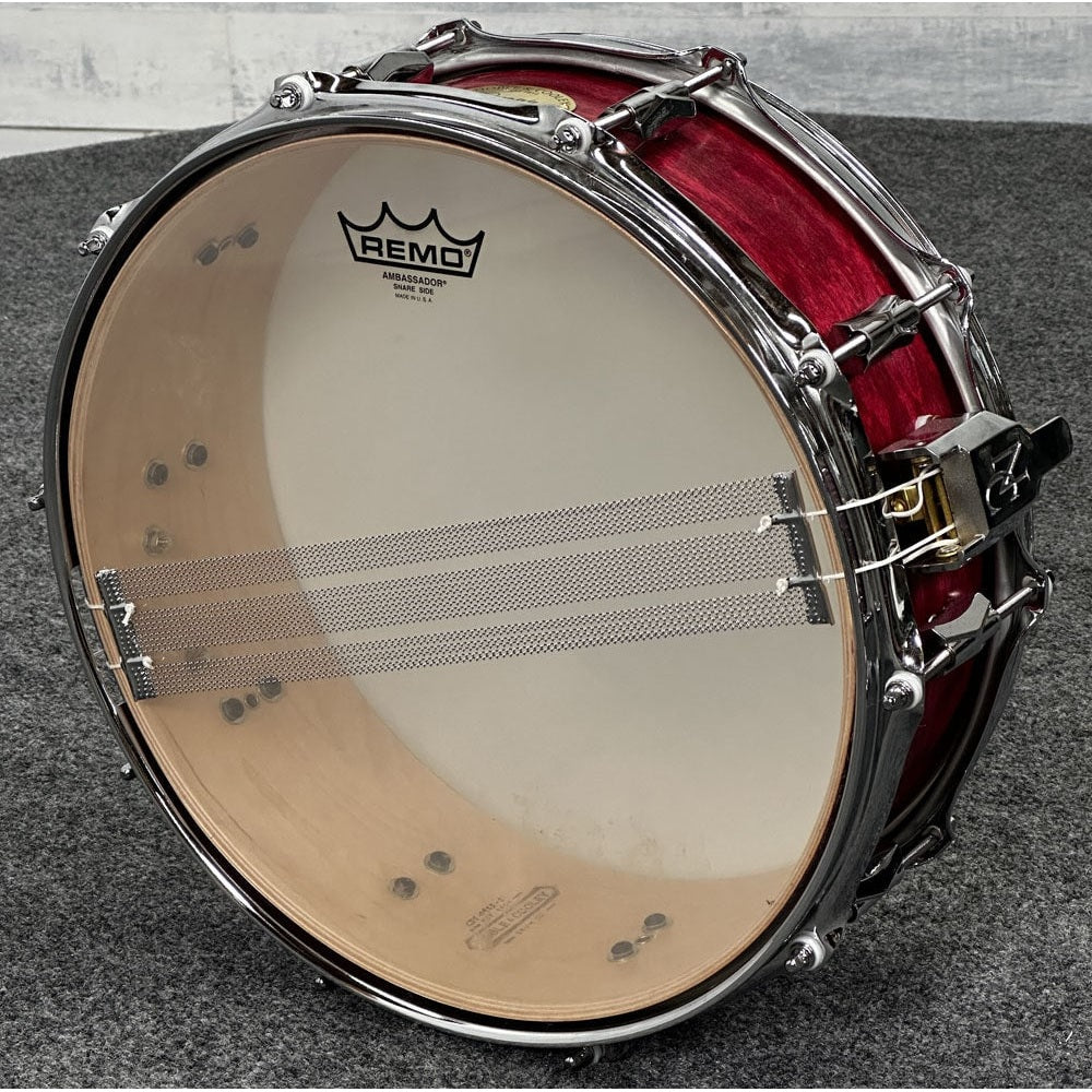 Used Noble & Cooley CD Maple Snare Drum 14x5 Cherry Oil - Drum Center Of Portsmouth